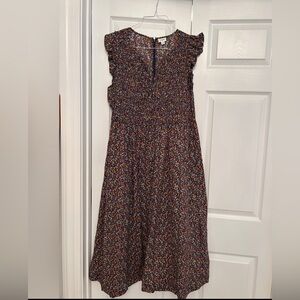 J. Crew Navy Midi Dress XL